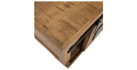 KOMMODE  in 75/50/45 cm  - Schwarz/Naturfarben, KONVENTIONELL, Holz/Metall (75/50/45cm) - Landscape