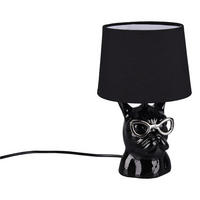 BORDSLAMPA 18/29 cm   - kromfärg/svart, Lifestyle, textil/keramik (18/29cm)