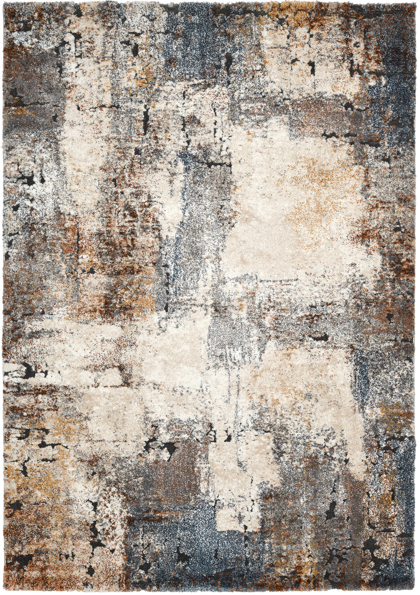 WEBTEPPICH Wohnzimmer 200/250 cm Kalydor Braun, Creme, Grau rechteckig  - Creme/Braun, Design, Textil (200/250cm) - Novel