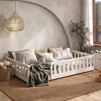 BODENBETT. 120/200 cm Weiss  - Weiss, Modern, Holz/Holzwerkstoff (120/200cm) - P & B