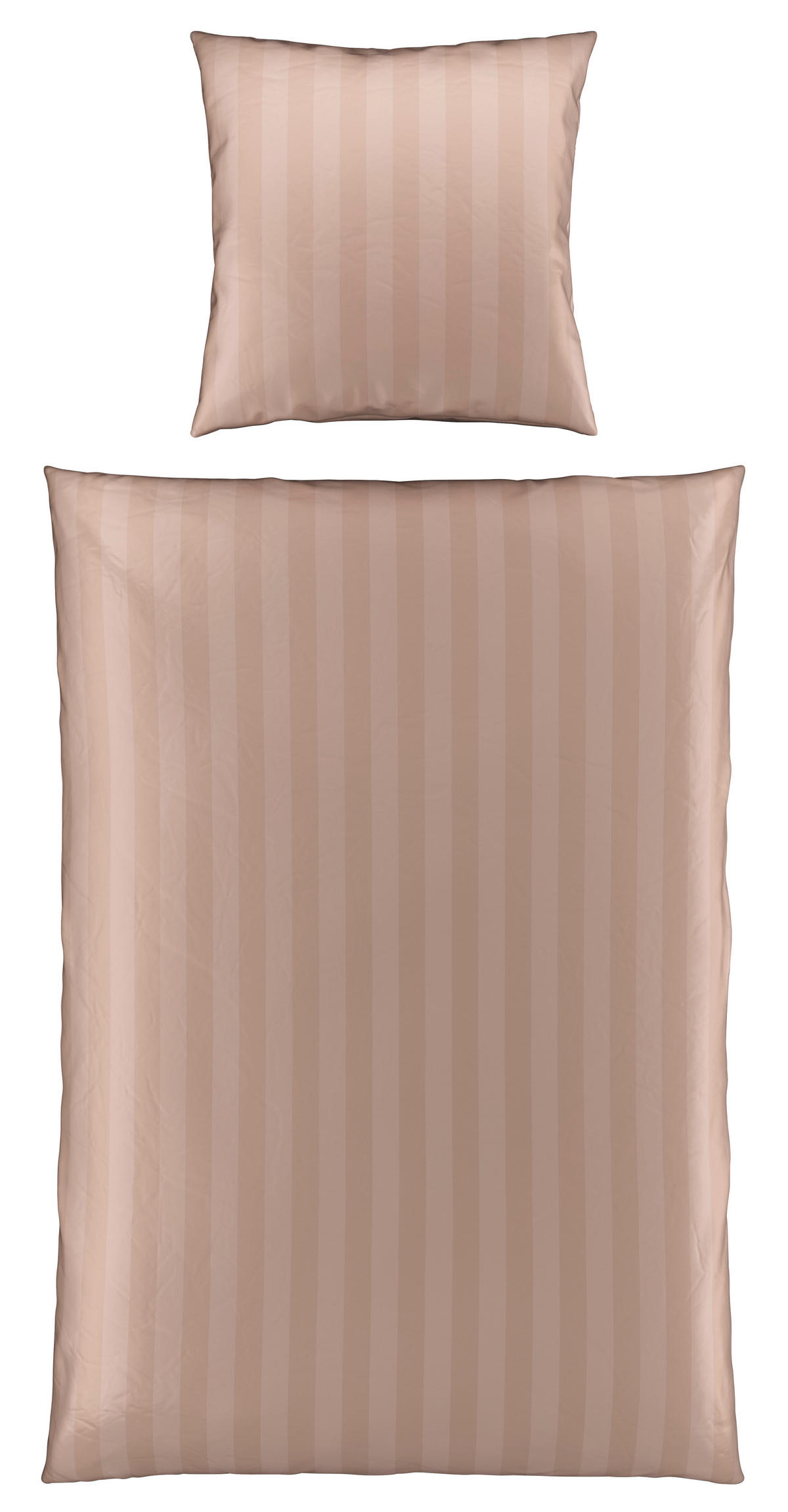 BETTWÄSCHE Satin 135/200 cm  - Beige, Textil (135/200cm) - Dieter Knoll
