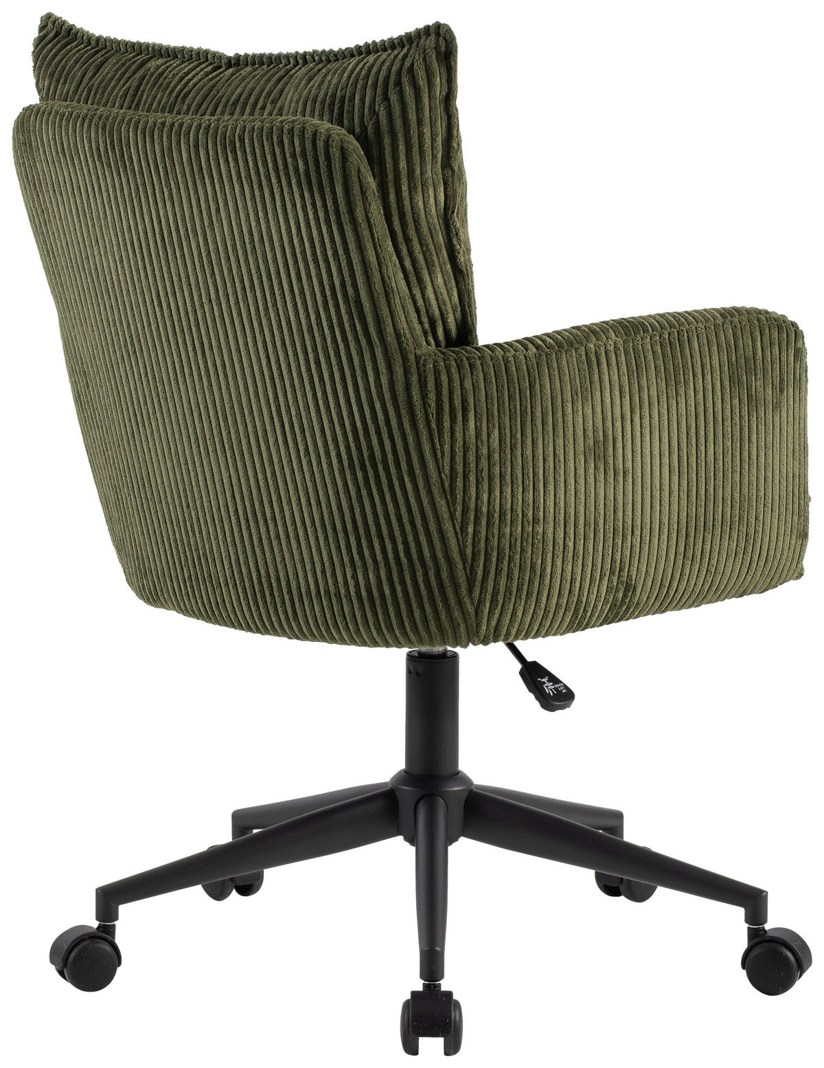OTOČNÁ ŽIDLE, tkaná látka, zelená, černá - černá/zelená, Design, kov/textil (58/84,5/92/64cm) - Carryhome