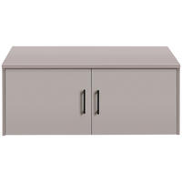 SZEKRÉNYRÁTÉT  - kasmírszínű/fekete, Basics, faalapú anyag/fém (106/43/54cm) - Xora