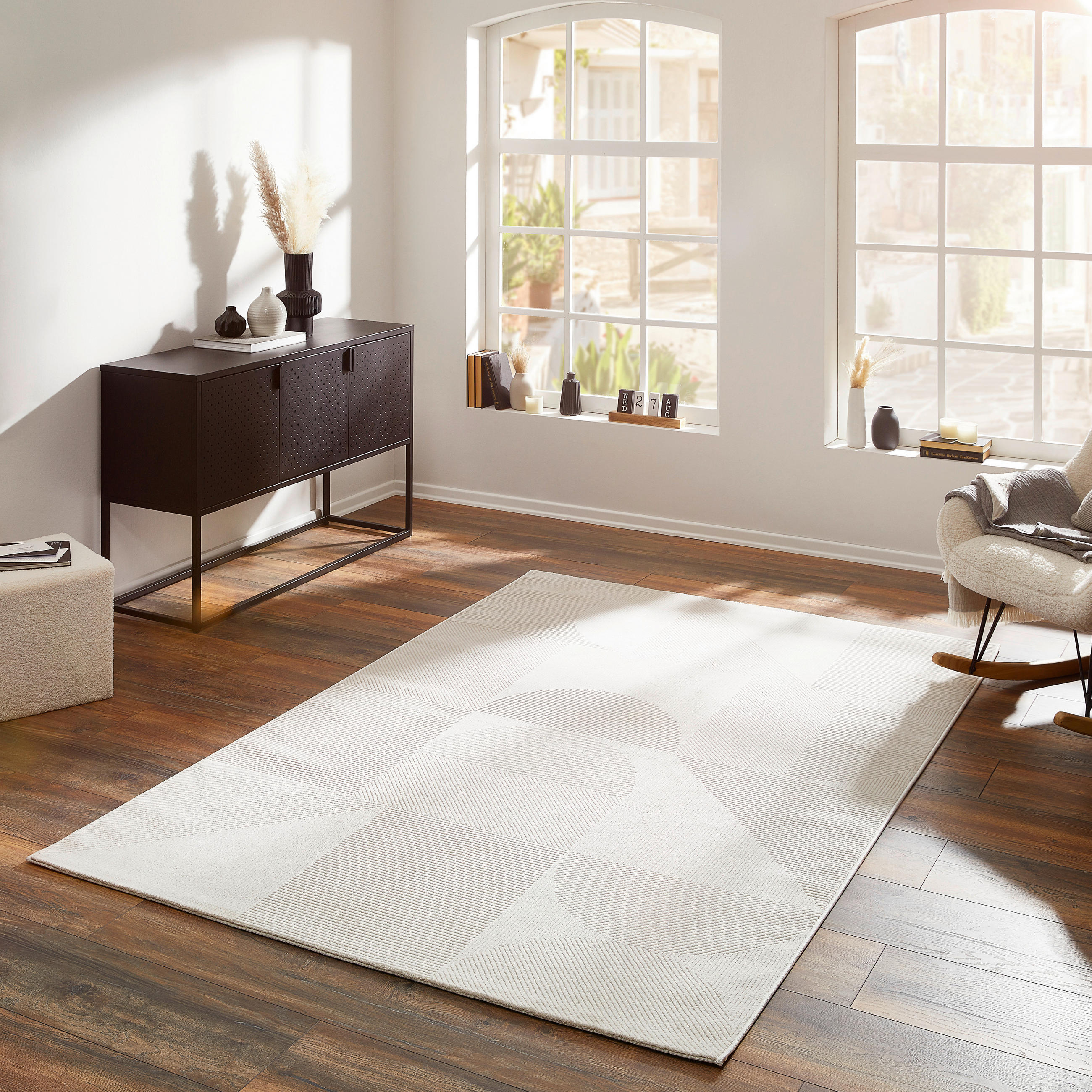 WEBTEPPICH 160/230 cm Columbia Beige  - Beige, Design, Naturmaterialien/Textil (160/230cm) - Novel