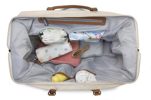 WICKELTASCHE Mommy Bag Alt Weiß  - Weiß/Grau, Basics, Textil (30cm) - Childhome