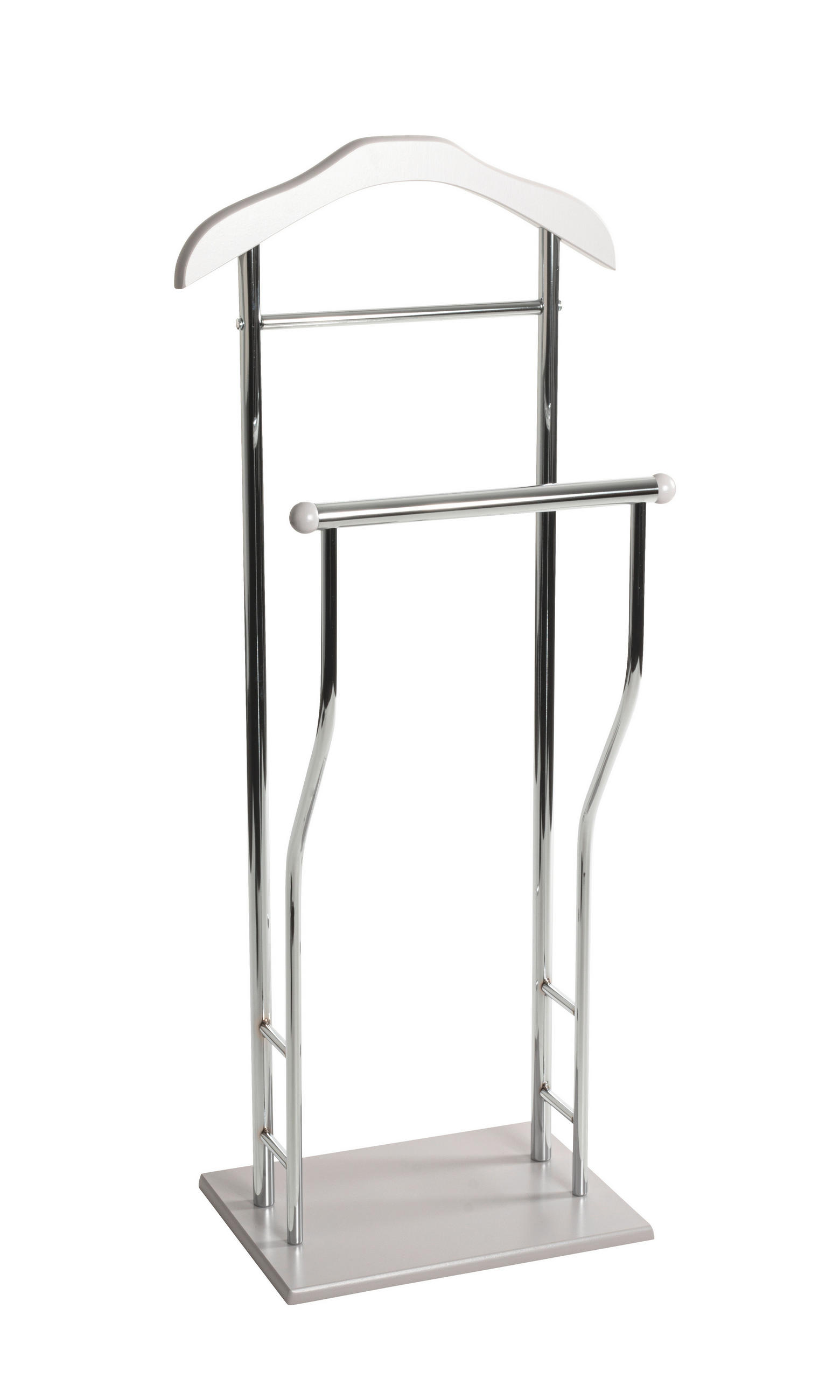 HERRENDIENER in Chromfarben, Kaschmir 45/110/30 cm   - Chromfarben/Kaschmir, Basics, Holzwerkstoff/Metall (45/110/30cm)