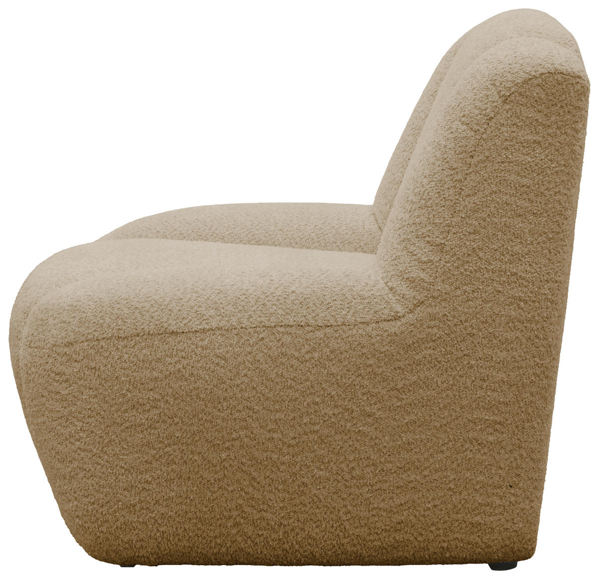SESSEL in Chenille Taupe  - Taupe/Creme, MODERN, Kunststoff/Textil (77/82/93cm) - Livetastic