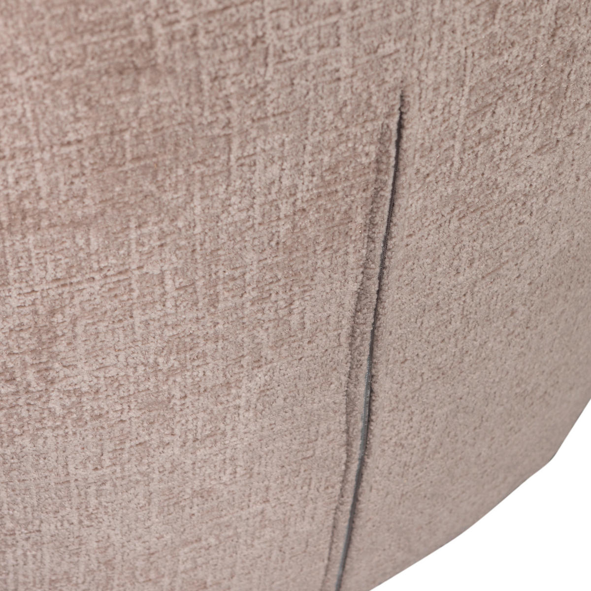 SESSEL in Samt Sandfarben  - Sandfarben/Schwarz, Design, Kunststoff/Textil (74/75/65cm) - Livetastic