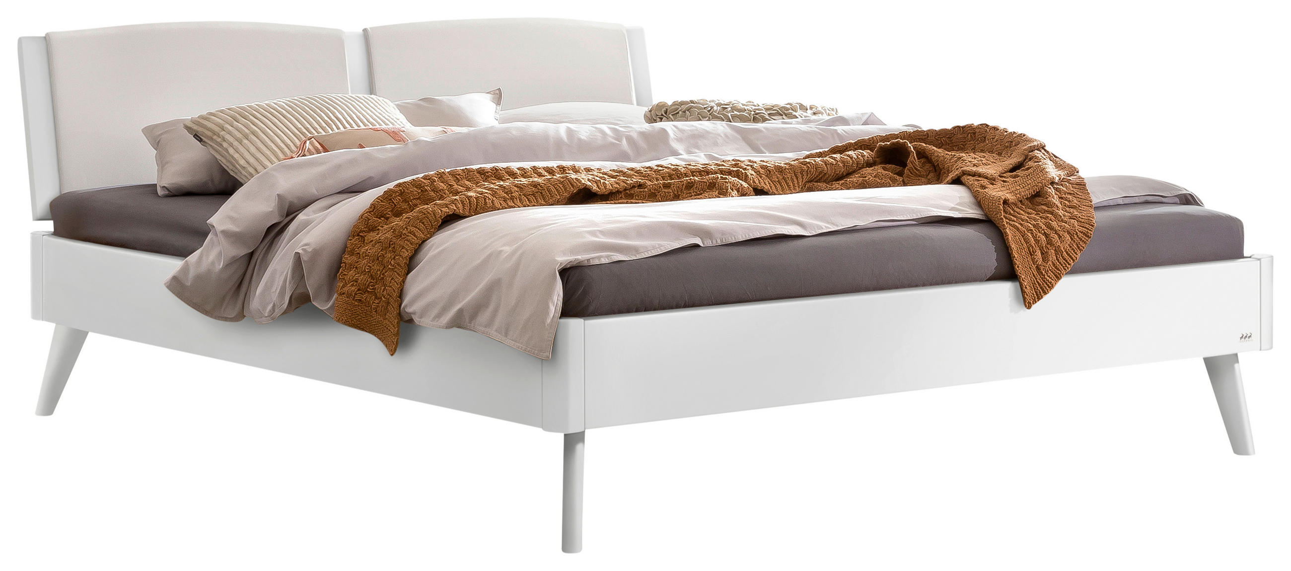 BETT 140/200 cm  in Weiß  - Weiß, Design (140/200cm) - Hasena