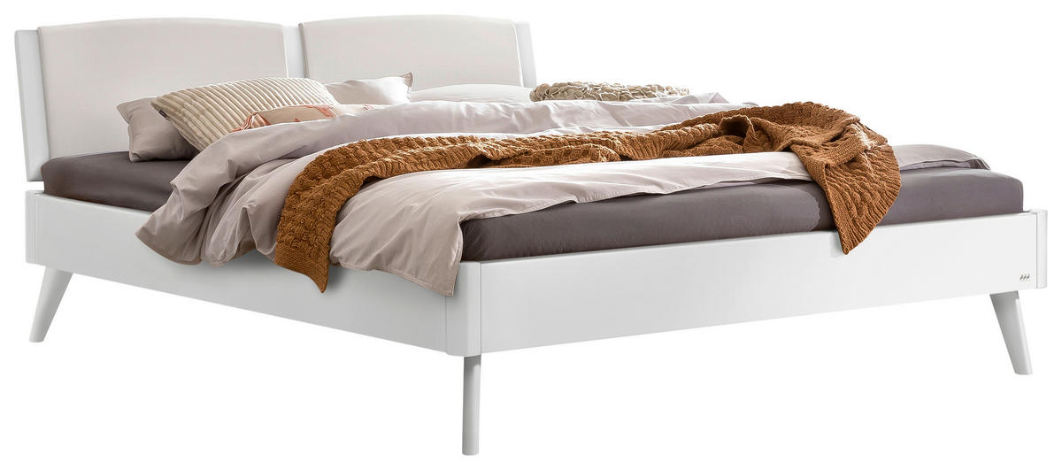 BETT 140/200 cm  in Weiß  - Weiß, Design (140/200cm) - Hasena
