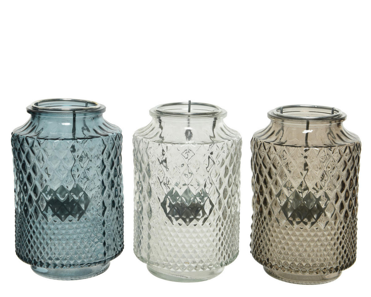 TEELICHTGLAS - Goldfarben, Basics, Glas (9,5/14,5cm)