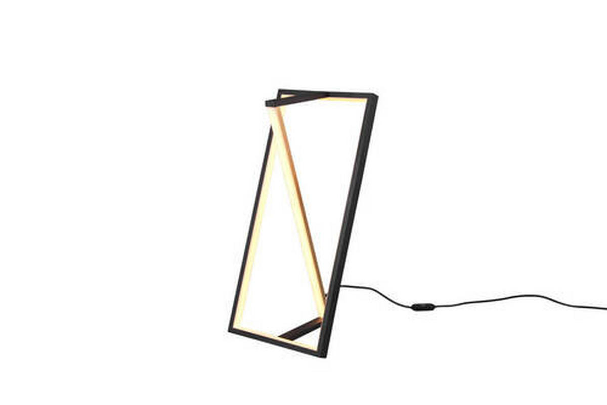 LED-TISCHLEUCHTE 21/17/44 cm   - Messingfarben/Schwarz, Design, Metall (21/17/44cm)