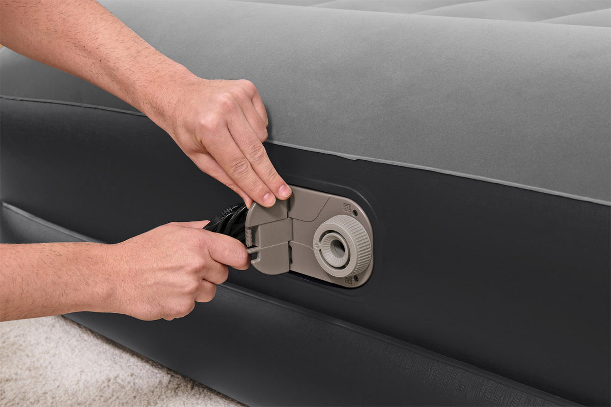 LUFTBETT TRITECH AIR 67403 Grau, Schwarz  - Schwarz/Grau, KONVENTIONELL, Kunststoff (203/152/46cm) - Bestway