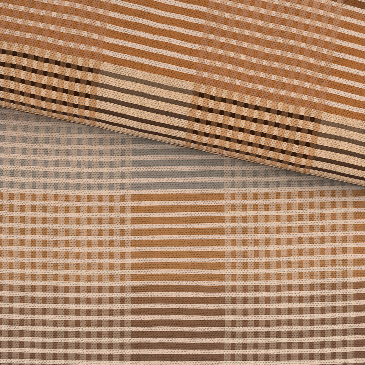 POSTEĽNÁ BIELIZEŇ, flanel, hnedá, 140/200 cm - hnedá, textil (140/200cm) - Novel