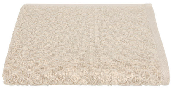 Handtuch Elena - Beige, MODERN, Textil (50/100cm) - Luca Bessoni