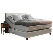BOXSPRINGBETT 180/200 cm in Naturfarben - Naturfarben, KONVENTIONELL, Holz/Textil (180/200cm) - Jensen