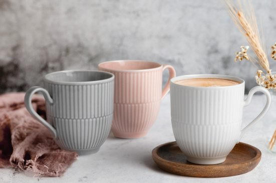 HRNEK NA KÁVU porcelán keramika - růžová, Konvenční, keramika (0,35l) - Seltmann Weiden