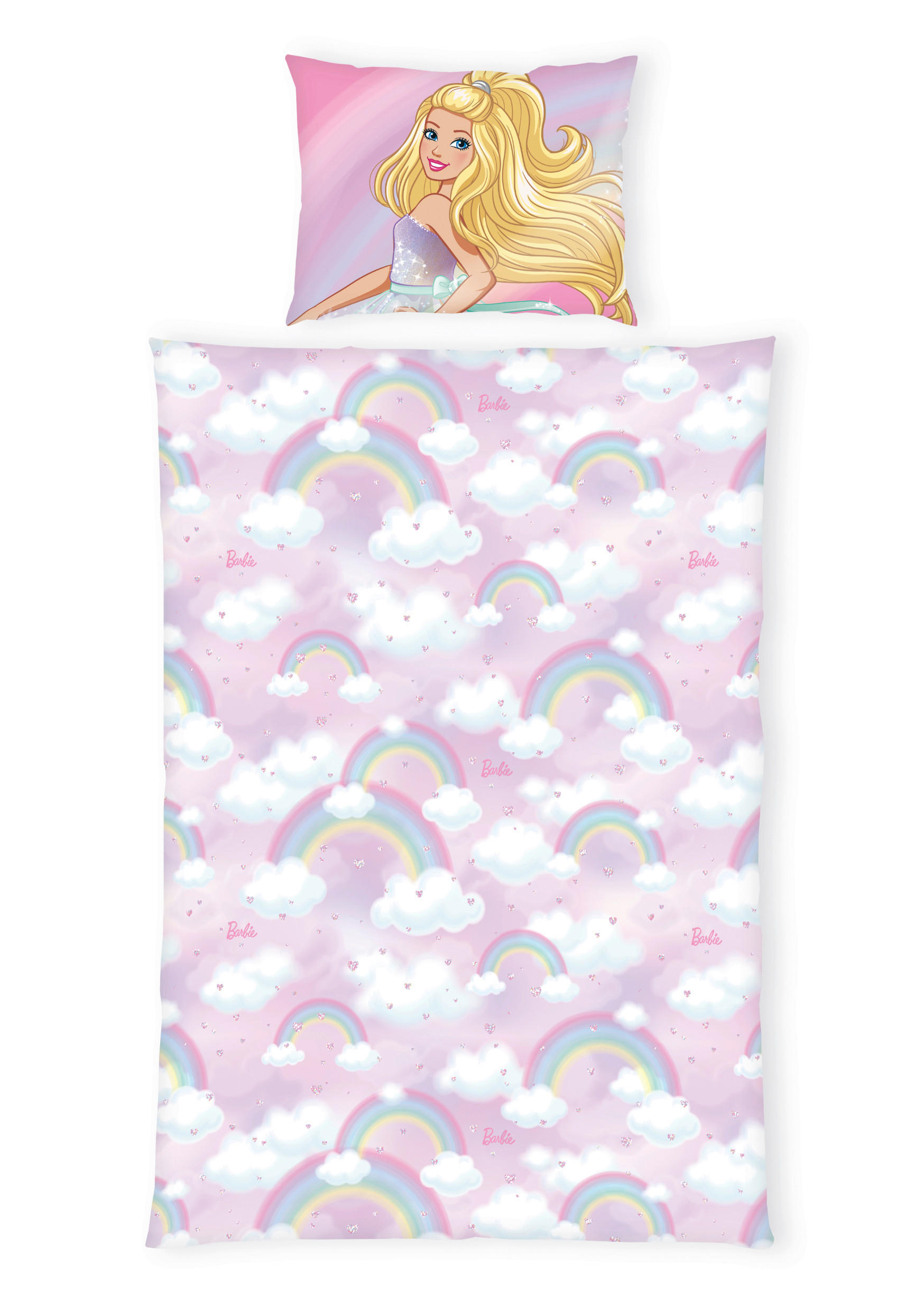 POSTELJNINA Barbie Bettwäsche 140/200 cm renforcé - Konvencionalno, tekstil (140/200cm) - Barbie