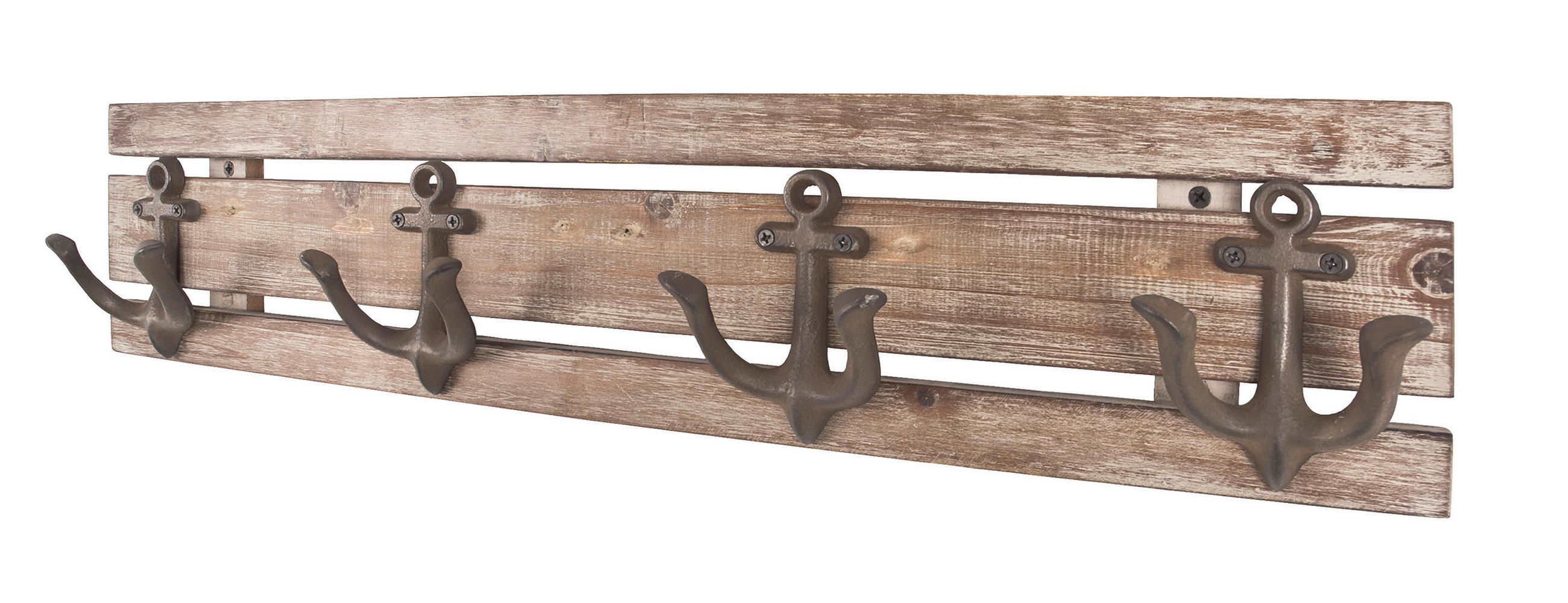 GARDEROBENLEISTE  in Tanne Braun  - Braun, Basics, Holz/Metall (66/7/14cm)