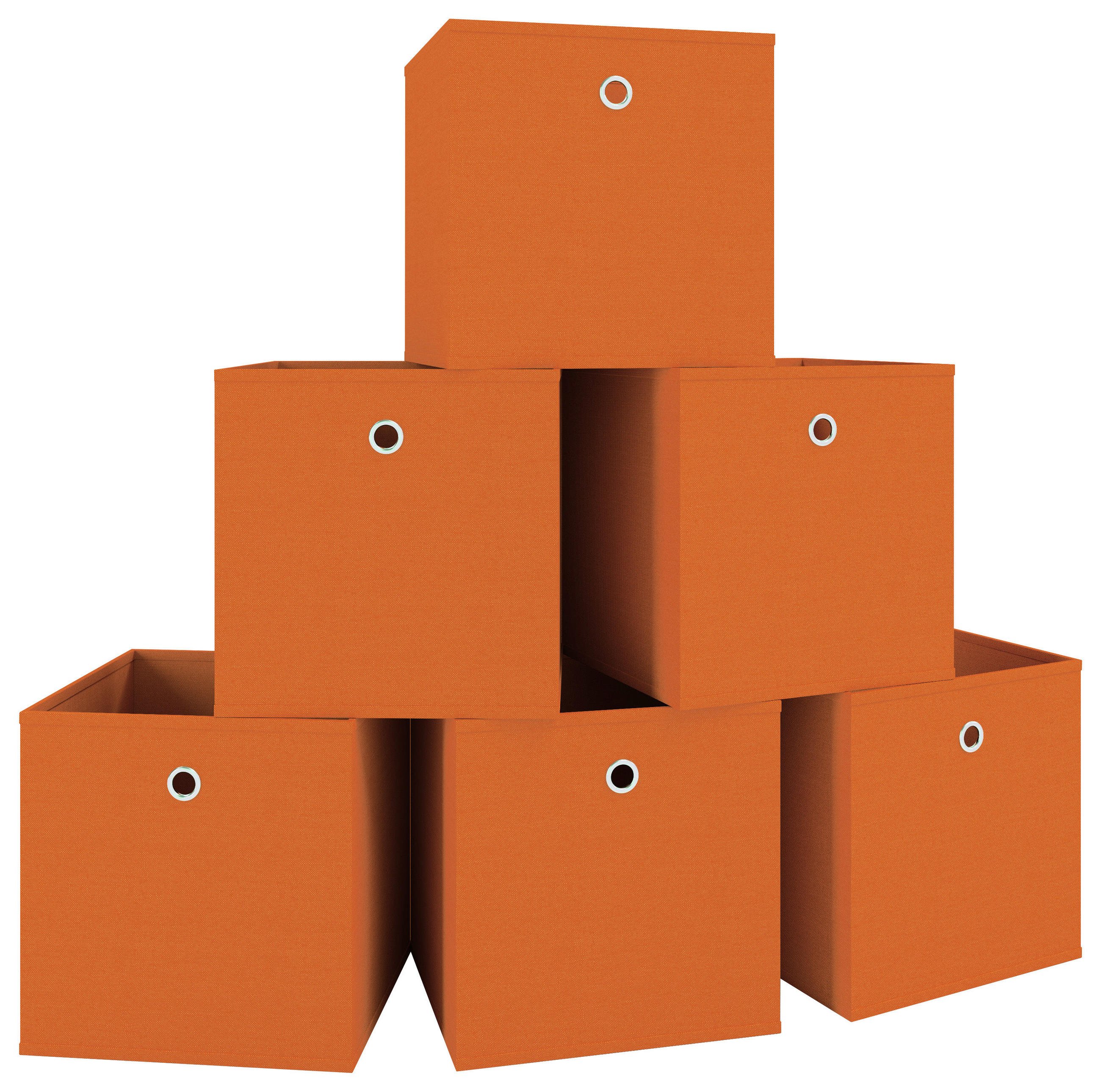 FALTBOX - Orange, Basics, Kunststoff (27/28/27cm) - MID.YOU