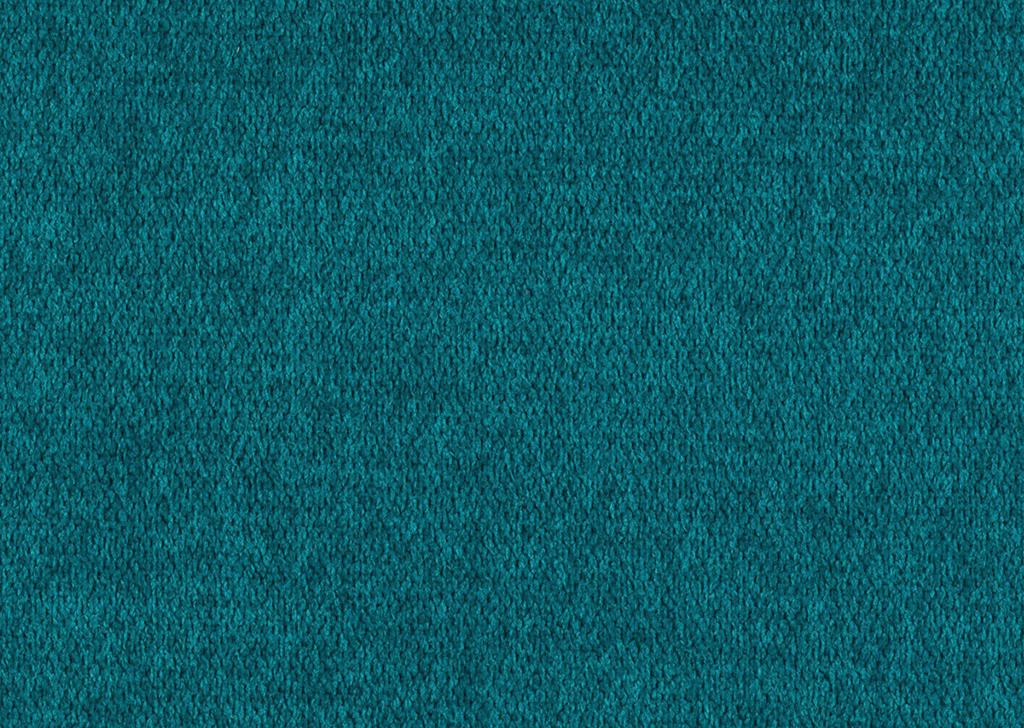 ECKSOFA in Chenille, Mikrofaser Petrol  157/299 cm  - Petrol/Schwarz, Design, Textil/Metall (157/299cm) - Dieter Knoll