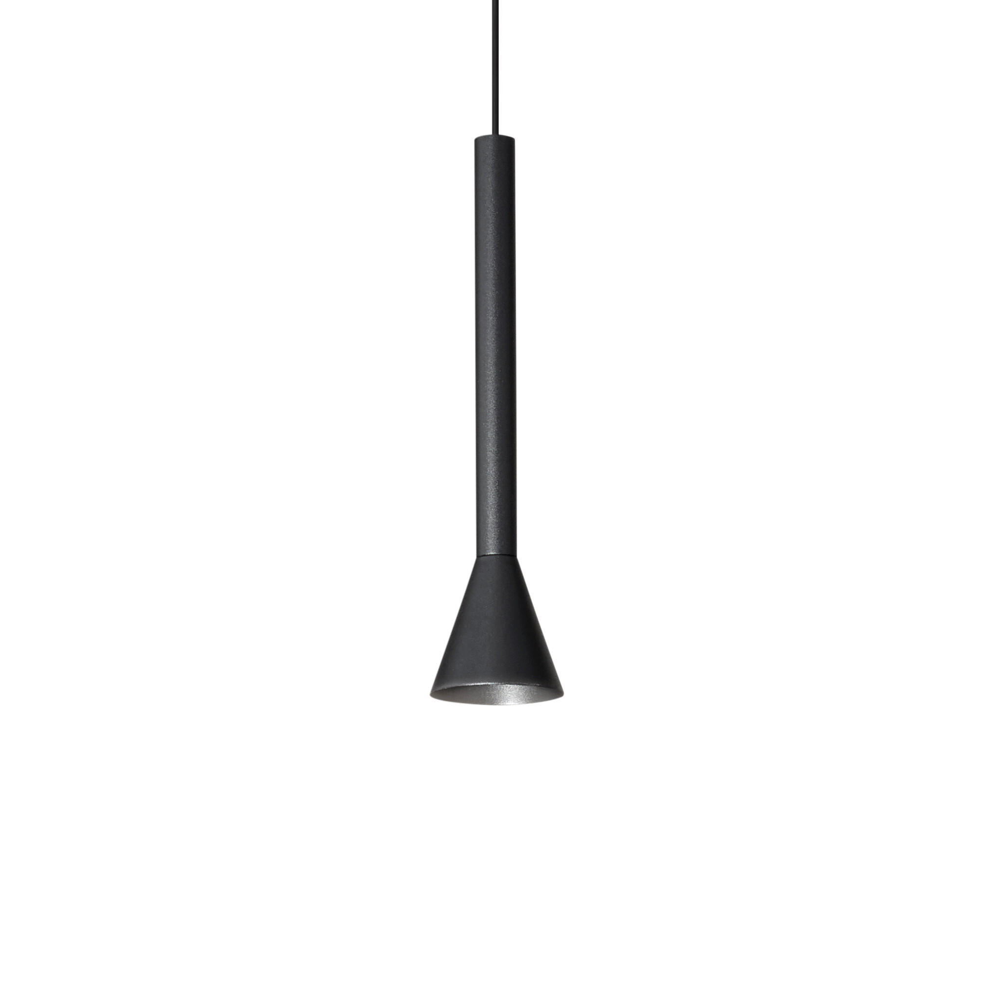 LED-HÄNGELEUCHTE Diesis SP Nero 6/50,5/243 cm  - Schwarz, Design, Metall (6/50,5/243cm) - Ideal Lux