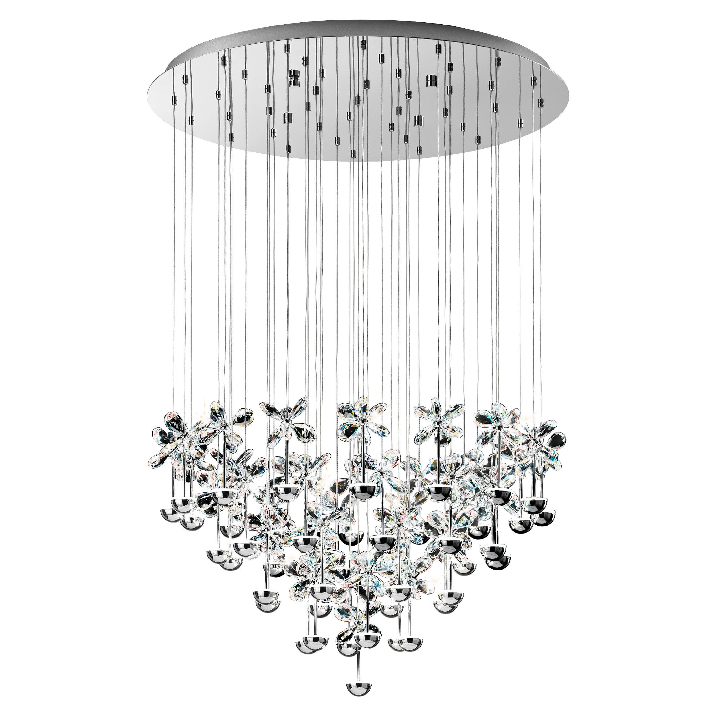 LED LUSTER  78/110 cm      - Romantično / Seoski, metal (78/110cm)