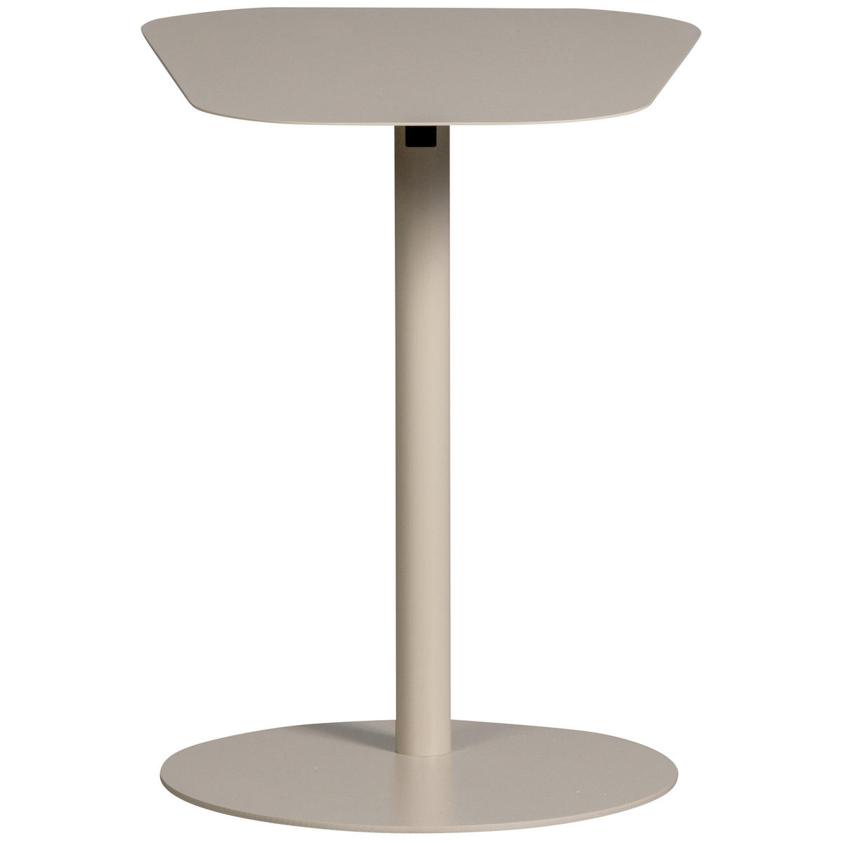 BEISTELLTISCH 50/38/50 cm Hellgrau Freiform  - Hellgrau, Design, Metall (50/38/50cm) - Livetastic