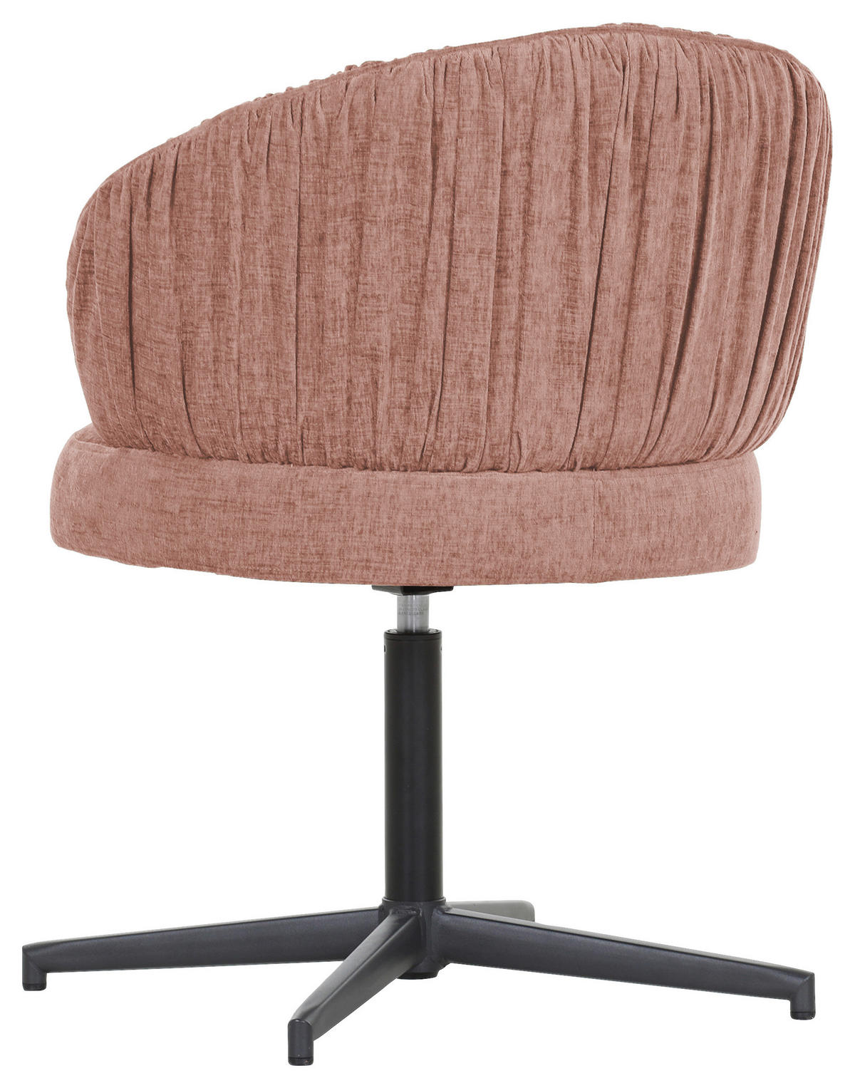 STUHL - Schwarz/Rosa, Design, Textil/Metall (63/82/65cm) - Novel