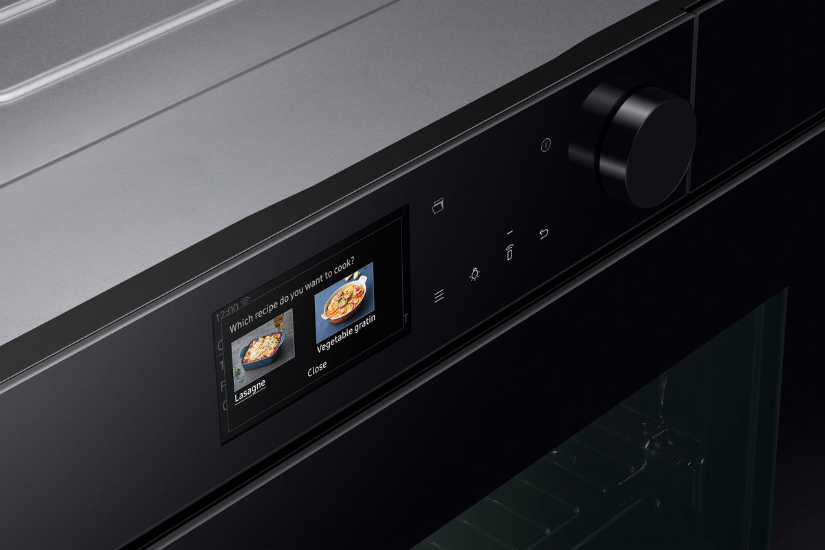 BACKOFEN NV7B7997AAK/U3  - Schwarz, Design, Glas/Metall (59,5/59,5/57,1cm) - Samsung