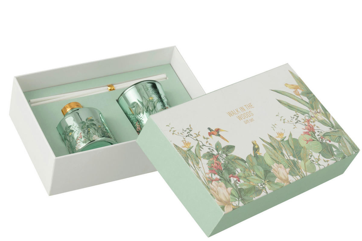 DUFTSET  - Hellgrün, Basics, Naturmaterialien (20/6/12,5cm)