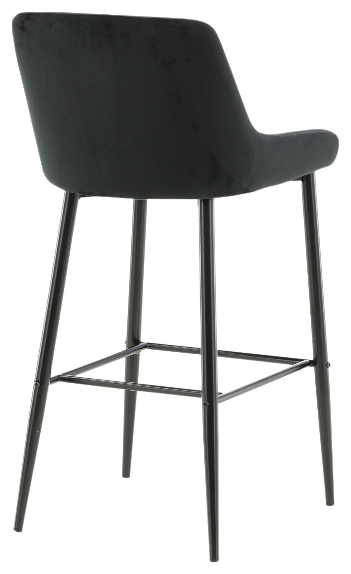 BARPALL SET i svart  - svart, Design, metall/textil (48/105/57cm) - Livetastic