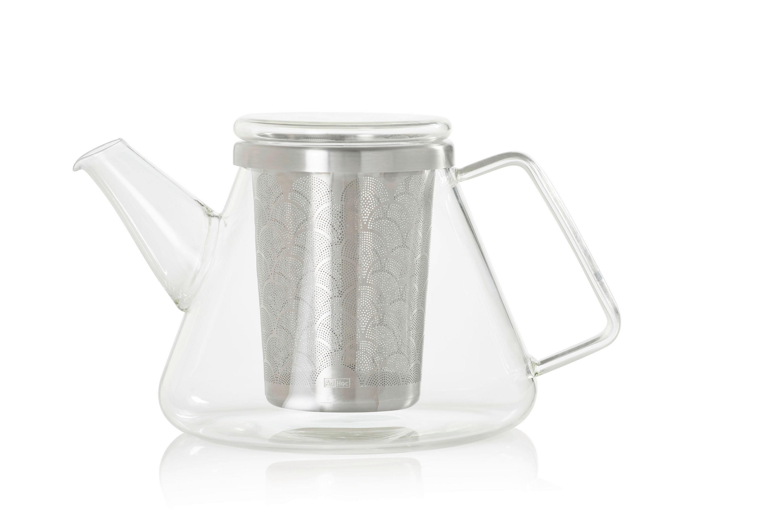 TEEKANNE FUSION  - Edelstahlfarben/Transparent, Design, Glas/Metall (15/12,5cm) - AdHoc
