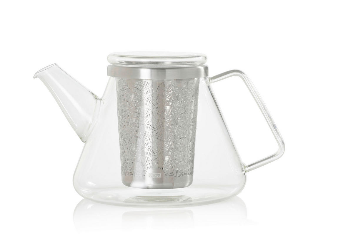 TEEKANNE FUSION  - Edelstahlfarben/Transparent, Design, Glas/Metall (15/12,5cm) - AdHoc