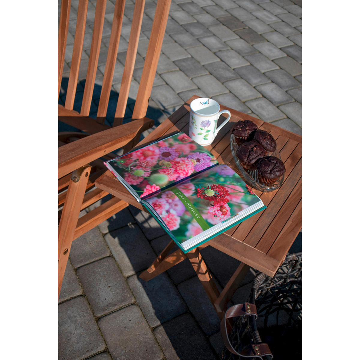 GARTENTISCH  - Braun, MODERN, Holz (50/50/50cm) - MID.YOU