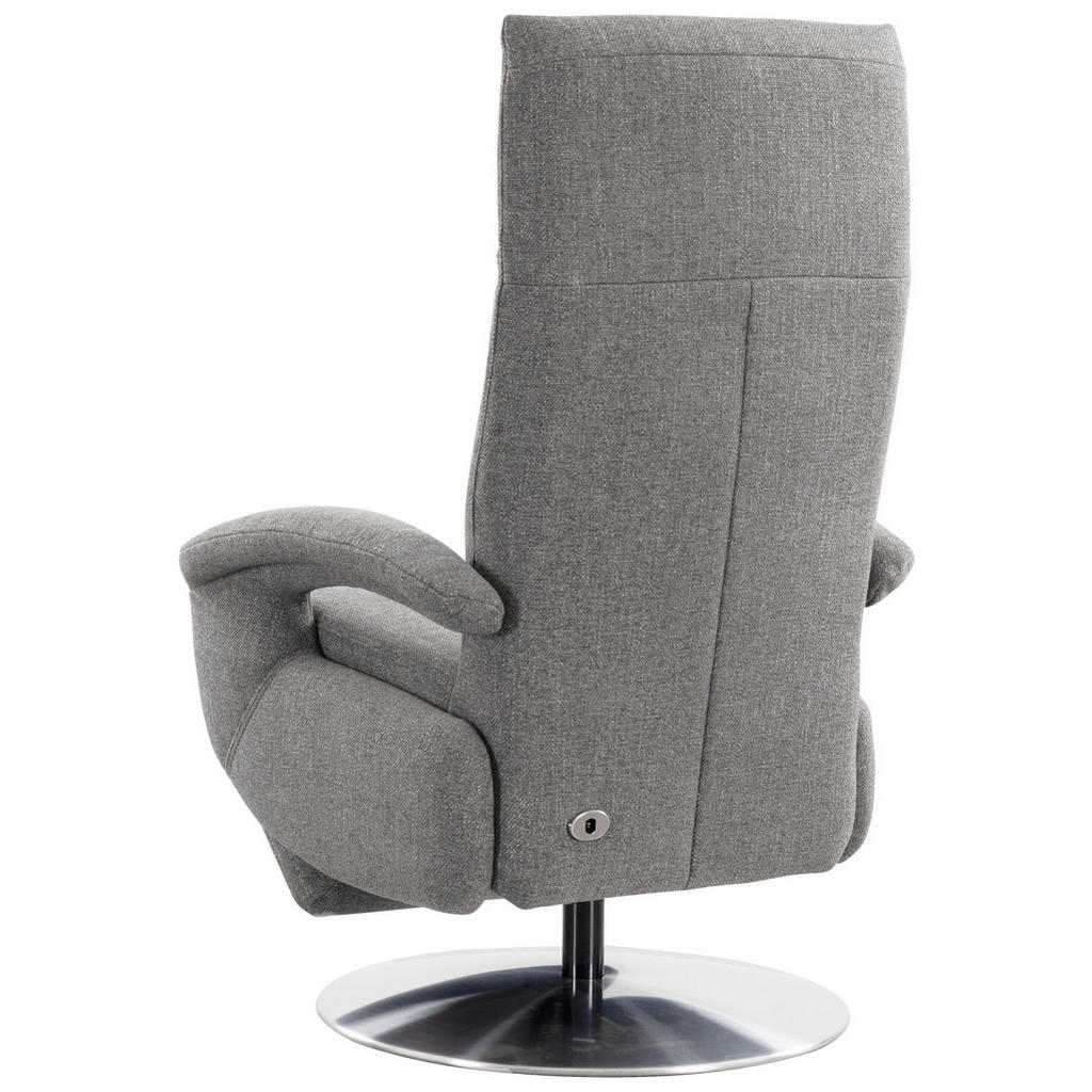 Thumbnail - Sit & More Drehstuhl, Silber, Textil, Drehteller, 74x112x82 cm, Goldenes M, Oeko-Tex® Standard 100, Made in Europe, DGM-...