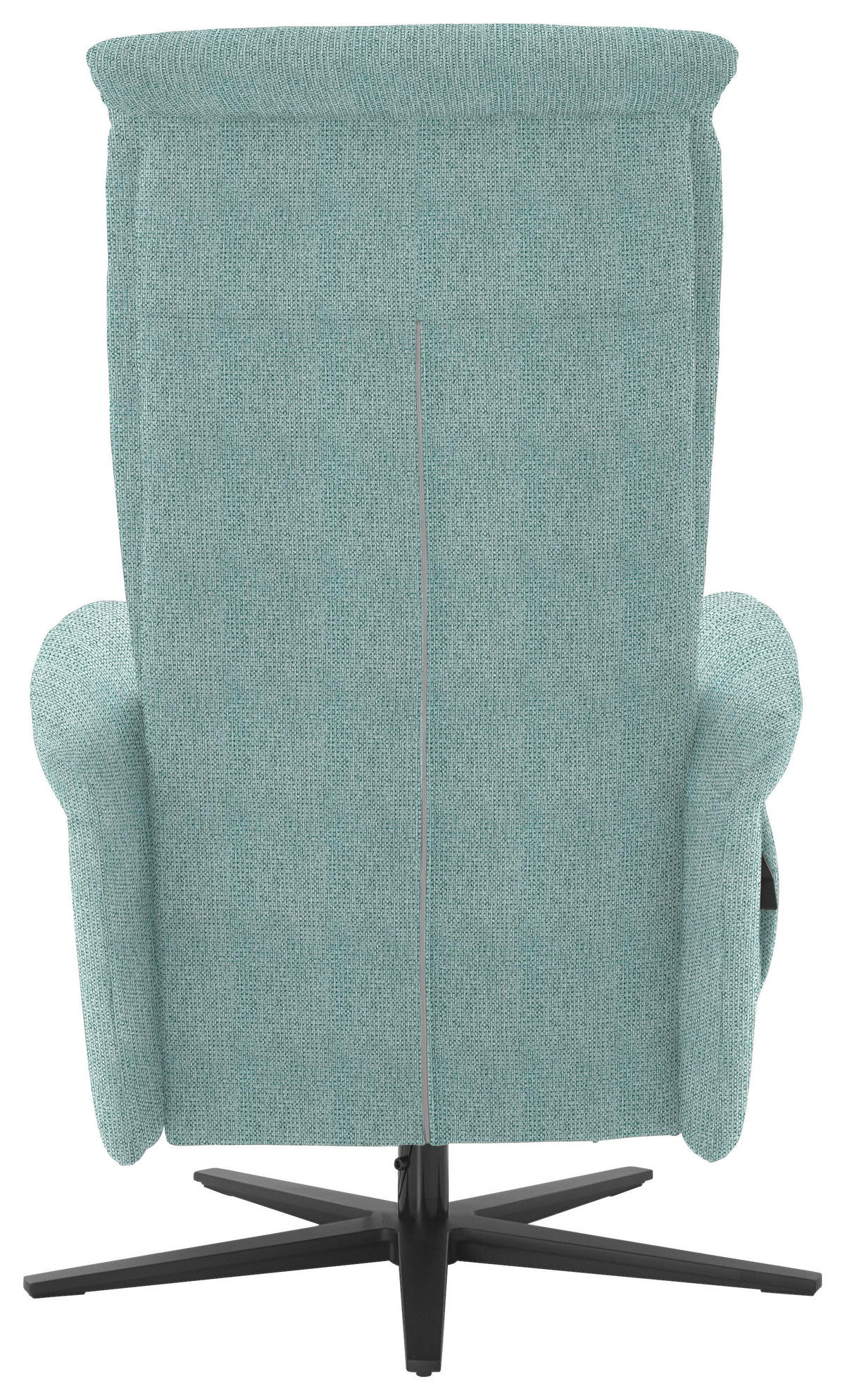 RELAXSESSEL in Textil Salbeigrün  - Salbeigrün/Schwarz, Design, Textil/Metall (77/115/89cm) - Pure Home Comfort