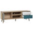 PHONOTISCH - Eichefarben/Petrol, Trend, Holzwerkstoff (150/52/40cm) - Carryhome PHONOTISCH - Eichefarben/Petrol, Trend, Holzwerkstoff (150/52/40cm) - Carryhome