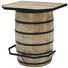 BAR in Naturfarben, Schwarz - Schwarz/Naturfarben, LIFESTYLE, Holz/Metall (90/102/75cm) BAR in Naturfarben, Schwarz - Schwarz/Naturfarben, LIFESTYLE, Holz/Metall (90/102/75cm)