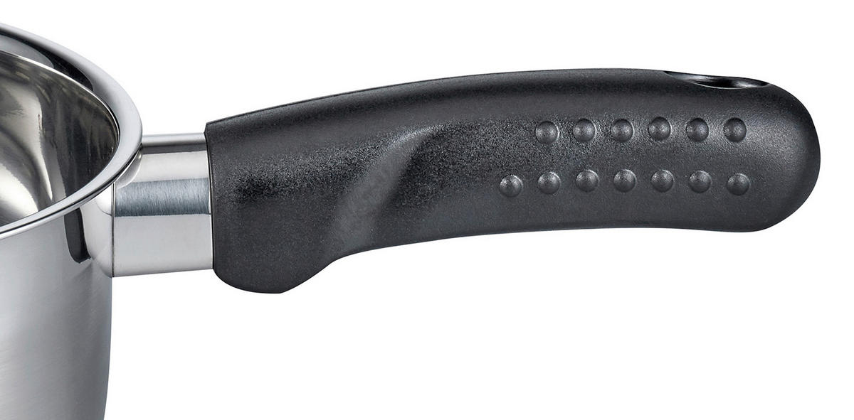 STIELKASSEROLLE Turmalin  - Edelstahlfarben, Basics, Metall (16cm) - ELO