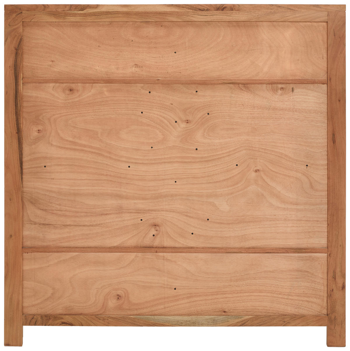 HIGHBOARD  in 150/150/40 cm  - Schwarz/Akaziefarben, Natur, Glas/Holz (150/150/40cm) - Livetastic