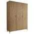 DREHTÜRENSCHRANK in Eichefarben - Eichefarben/Eschefarben, Design, Holz/Holzwerkstoff (137/203/53cm) - Carryhome DREHTÜRENSCHRANK in Eichefarben - Eichefarben/Eschefarben, Design, Holz/Holzwerkstoff (137/203/53cm) - Carryhome