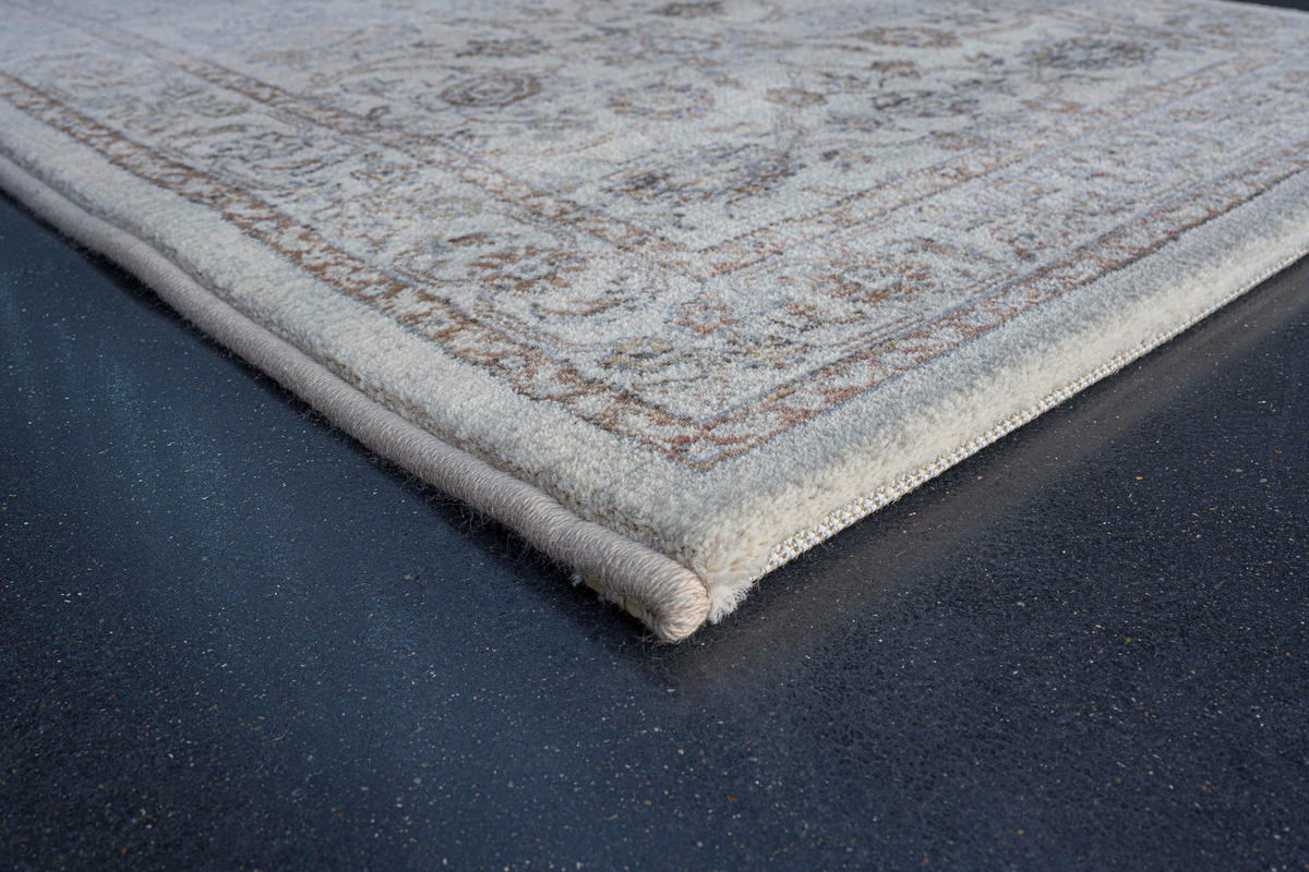 WEBTEPPICH 200/290 cm Creme, Rostfarben, Pastellblau  - Pastellblau/Rostfarben, LIFESTYLE, Textil (200/290cm)