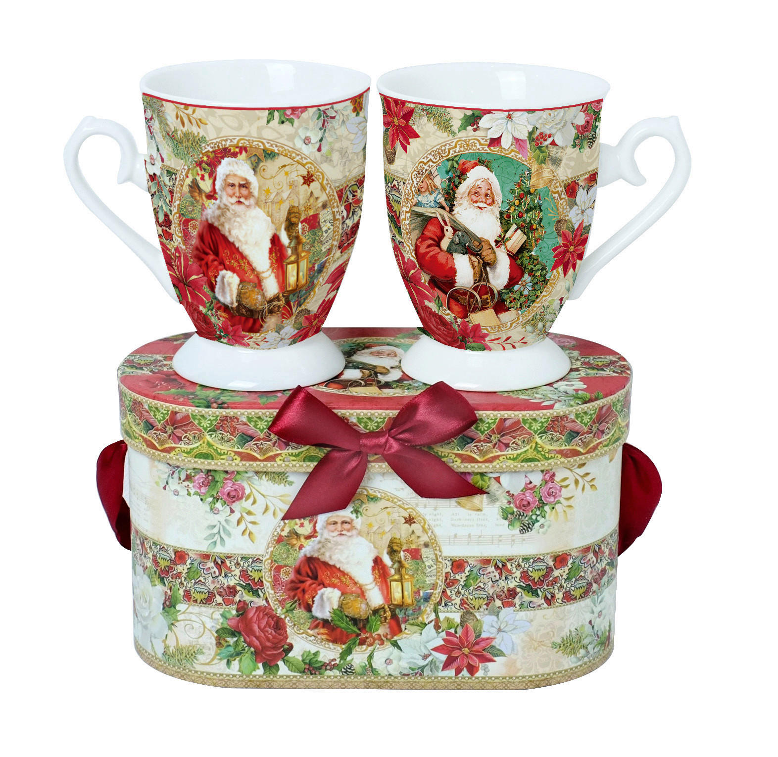 KAFFEEBECHER  320 ml   - Multicolor, LIFESTYLE, Karton/Keramik (320ml) - X-Mas