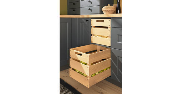 EINBAUKÜCHE - Schwarz, Design, Holzwerkstoff - Novel
