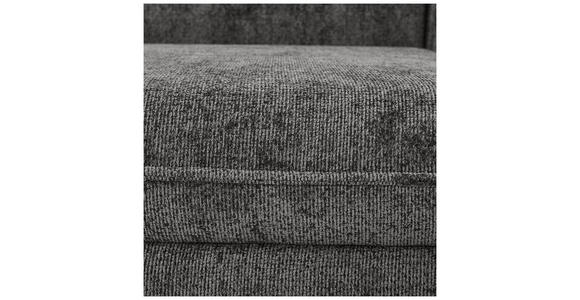 SCHLAFSOFA in Chenille Grau  - Schwarz/Grau, KONVENTIONELL, Holz/Textil (238/99/108cm) - Carryhome