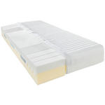 KALTSCHAUMMATRATZE 90/200 cm Höhe ca. 20 cm  - Weiß, Basics, Textil (90/200cm) - Sleeptex