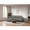 ECKSOFA VELU Grau Chenille  - Schwarz/Grau, Design, Textil (175/270cm) - MID.YOU