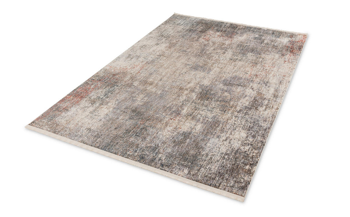 WEBTEPPICH 133/190 cm Sarezzo Silberfarben, Beige  - Beige/Silberfarben, Basics, Textil (133/190cm) - Schöner Wohnen