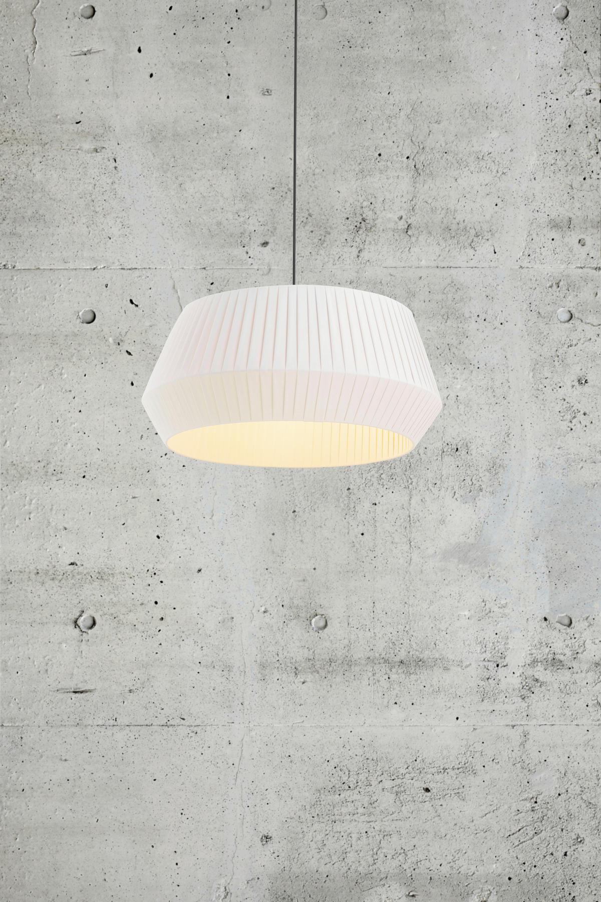 HÄNGELEUCHTE 53/29 cm  - Weiß, Design, Textil (53/29cm) - Nordlux
